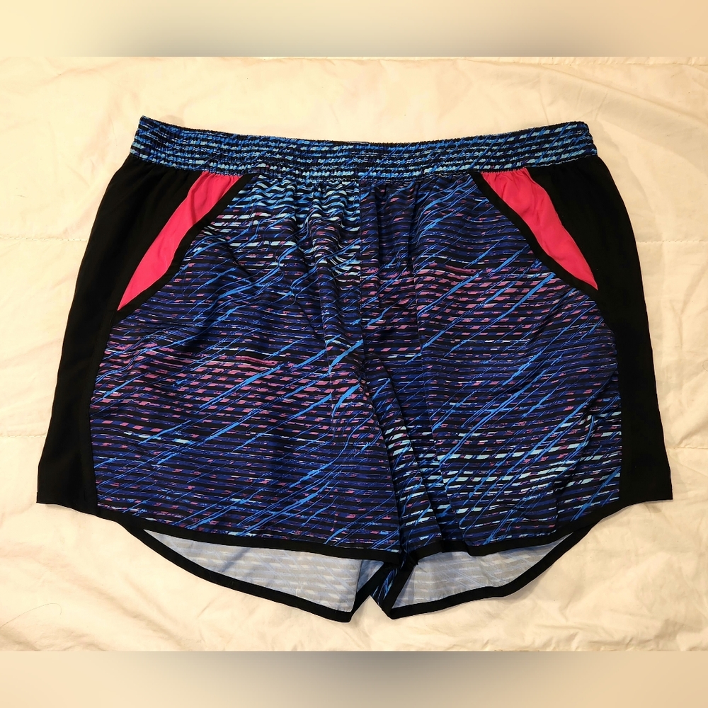 Womens Jennifer Lauren Plus Running Shorts w/ Pockets (Size 2XL)